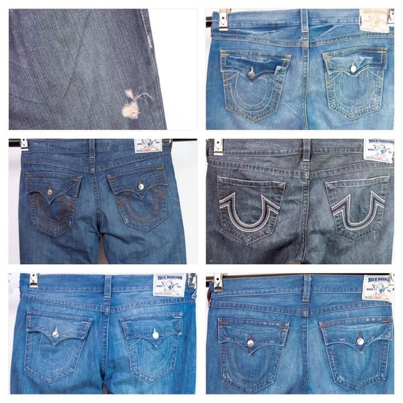 10 pair of True Religion jeans multiple designs - Picture 3 of 16